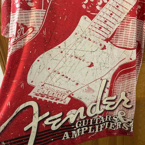 Fender guitars red tee xl - Picture 10 of 10